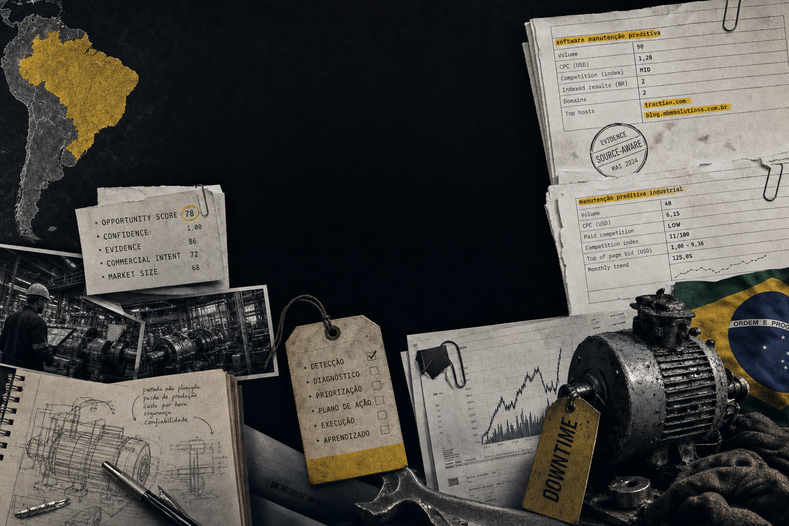 AI downtime triage copilot for Brazil manufacturing teams hero