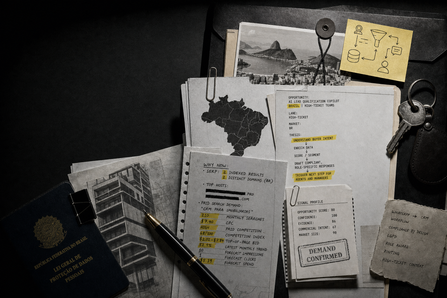 AI lead qualification copilot for Brazil high-ticket teams hero