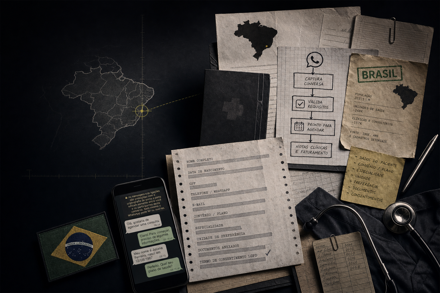 AI intake conversion copilot for Brazil health teams hero