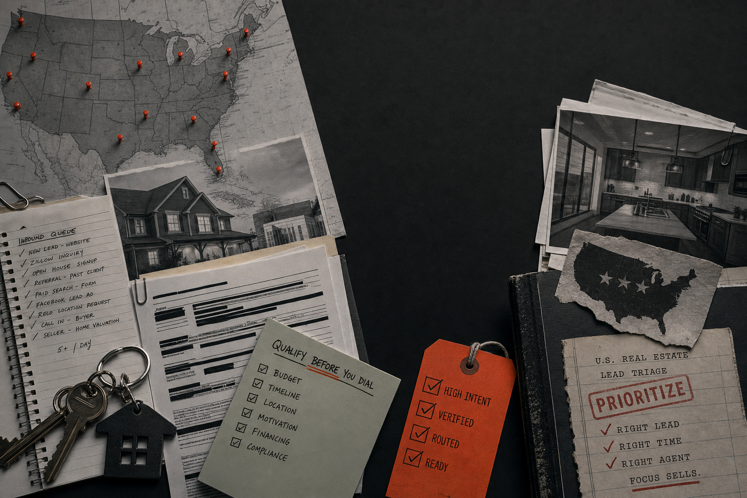 AI lead triage copilot for US real-estate teams hero